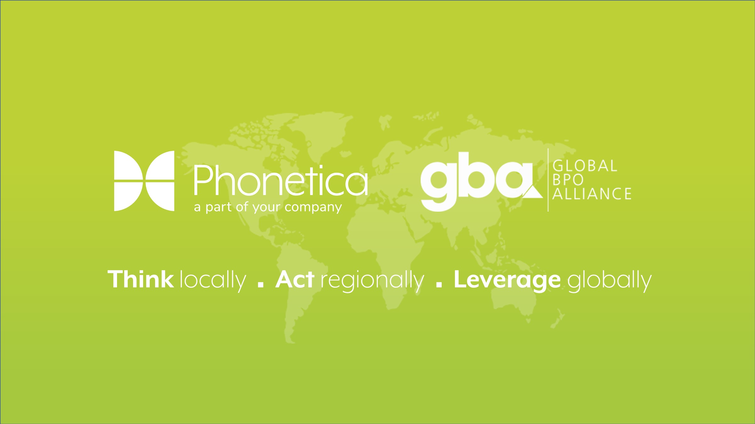 Phonetica and Global BPO Alliance: relations become international